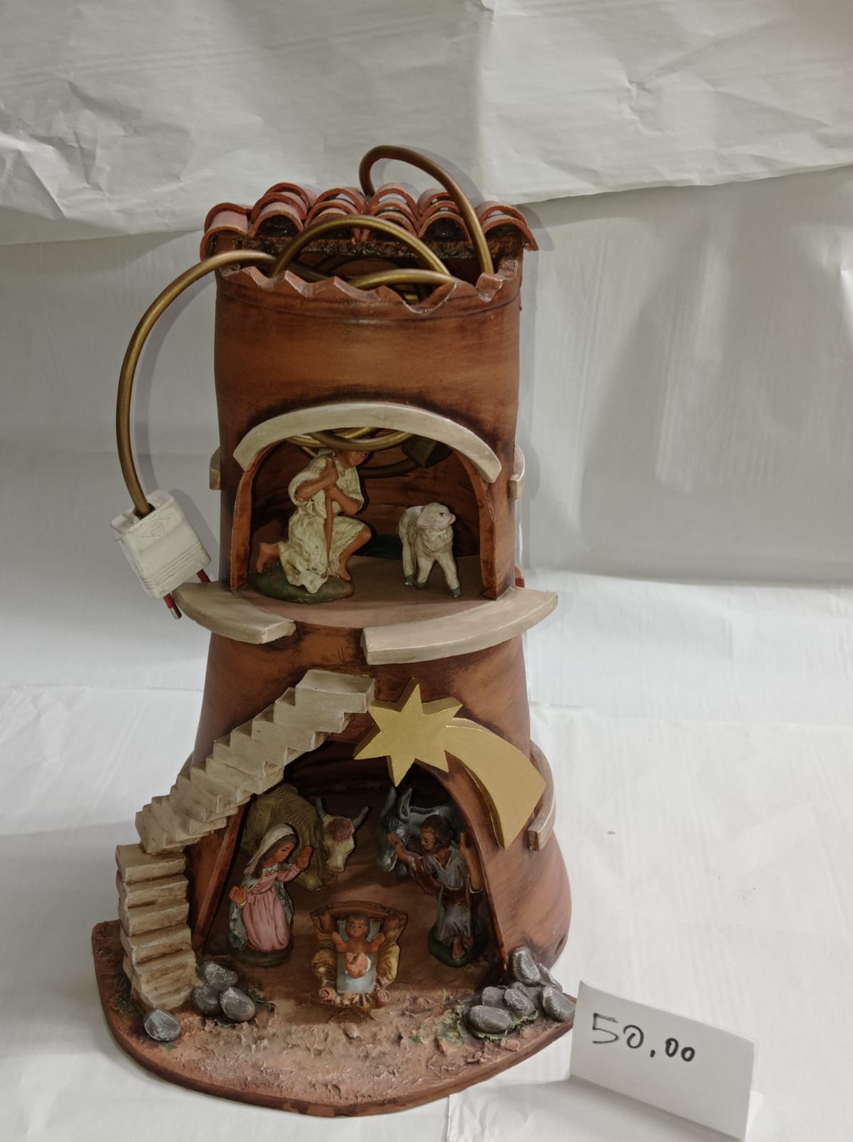 Presepe verticale a più livelli